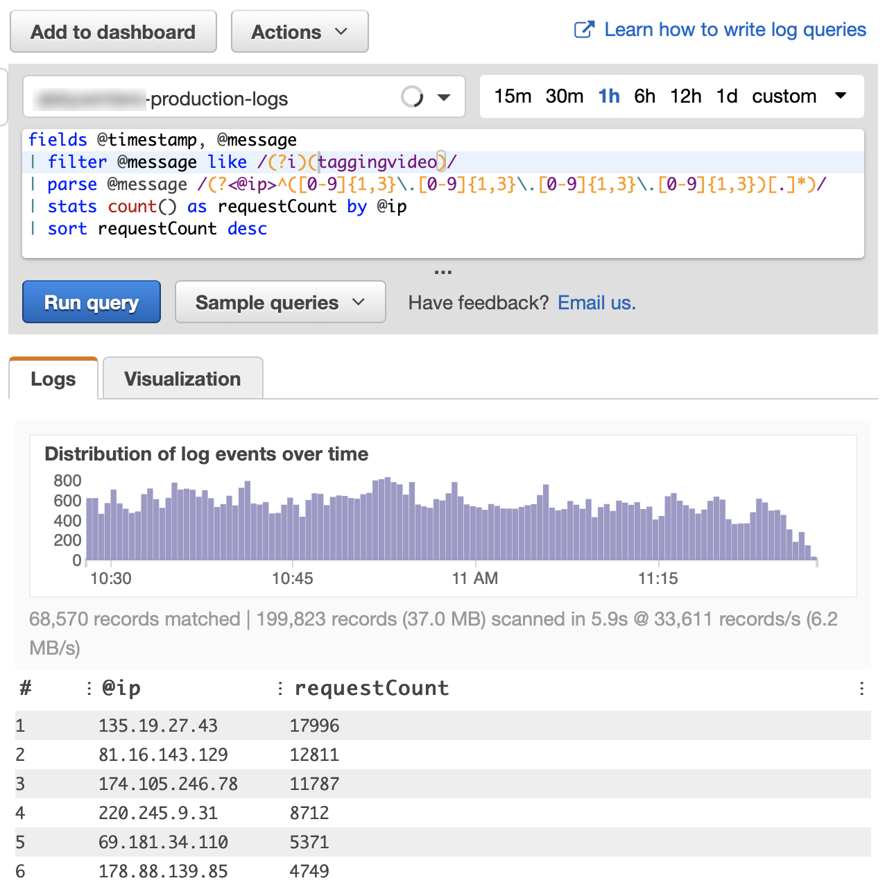 aws cloudwatch logs export